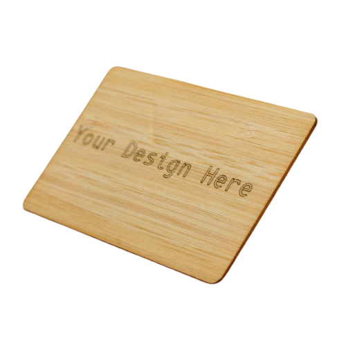 The Kordicard - Customizable Business Card - Bamboo Finish | Digital | NFC | Tap & Connect