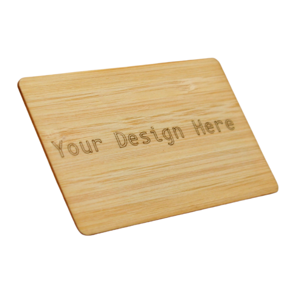 The Kordicard - Customizable Business Card - Bamboo Finish | Digital | NFC | Tap & Connect