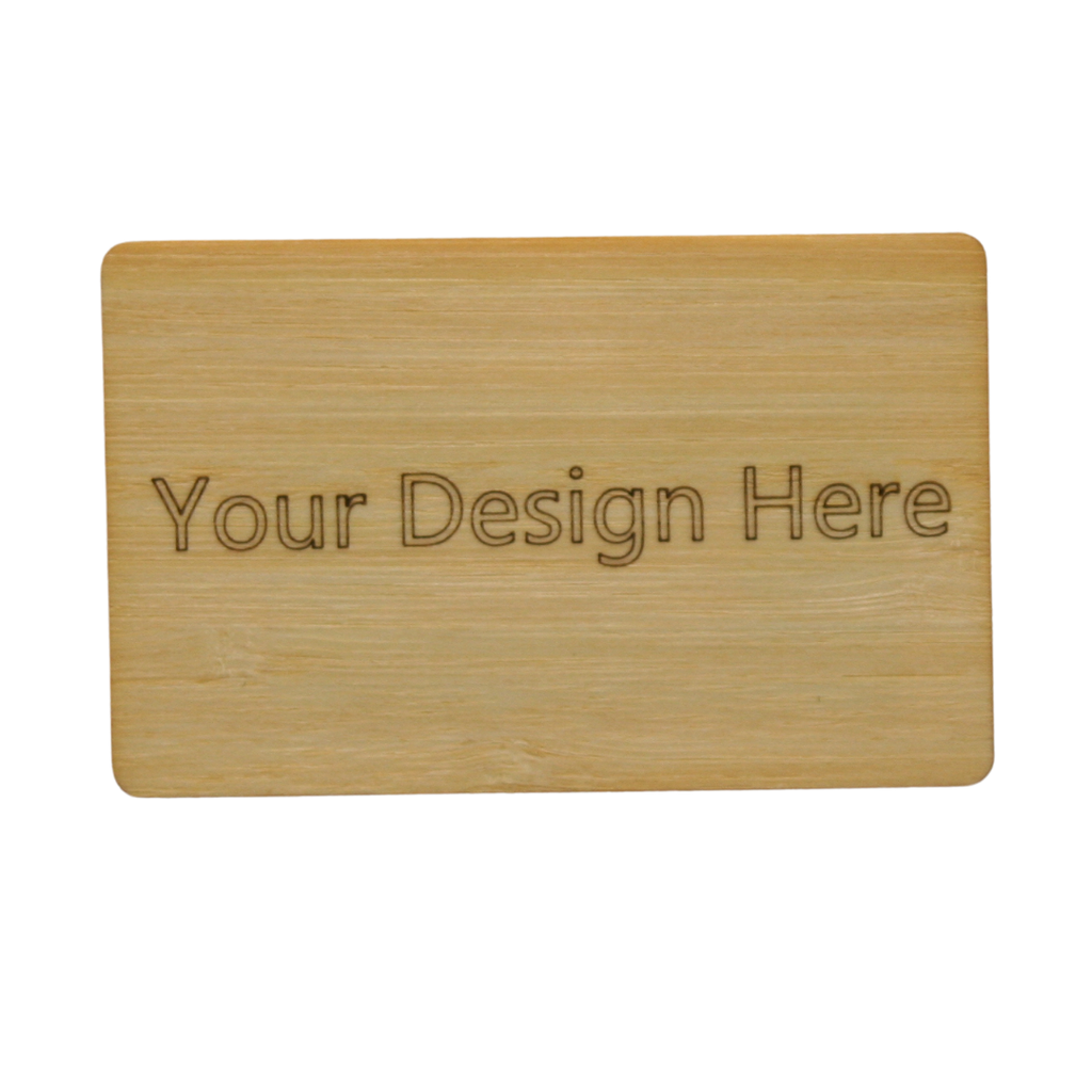 The Kordicard - Customizable Business Card - Bamboo Finish | Digital | NFC | Tap & Connect