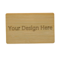 The Kordicard - Customizable Business Card - Bamboo Finish | Digital | NFC | Tap & Connect